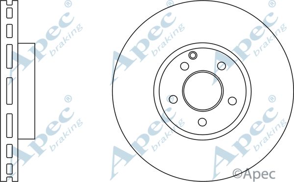 APEC BRAKING Bremžu diski DSK2617